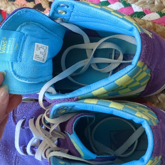 Vans checkerboard Sk8-hi men's 8.5 women's 10 - Picture 4 of 5